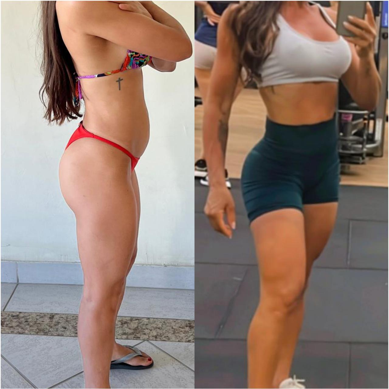 Resultado antes e depois de aluna DFTEAM, foto 25