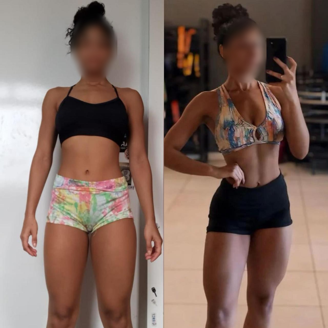 Resultado antes e depois de aluna DFTEAM, foto 4