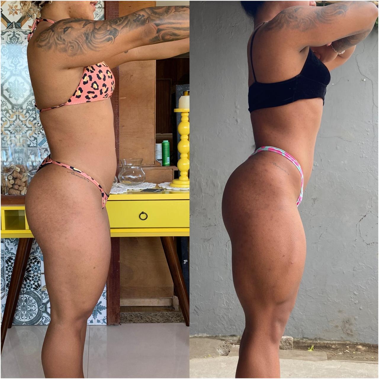 Resultado antes e depois de aluna DFTEAM, foto 18