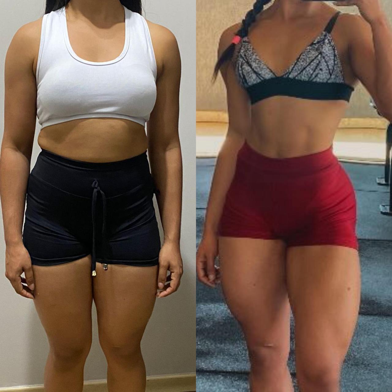 Resultado antes e depois de aluna DFTEAM, foto 32