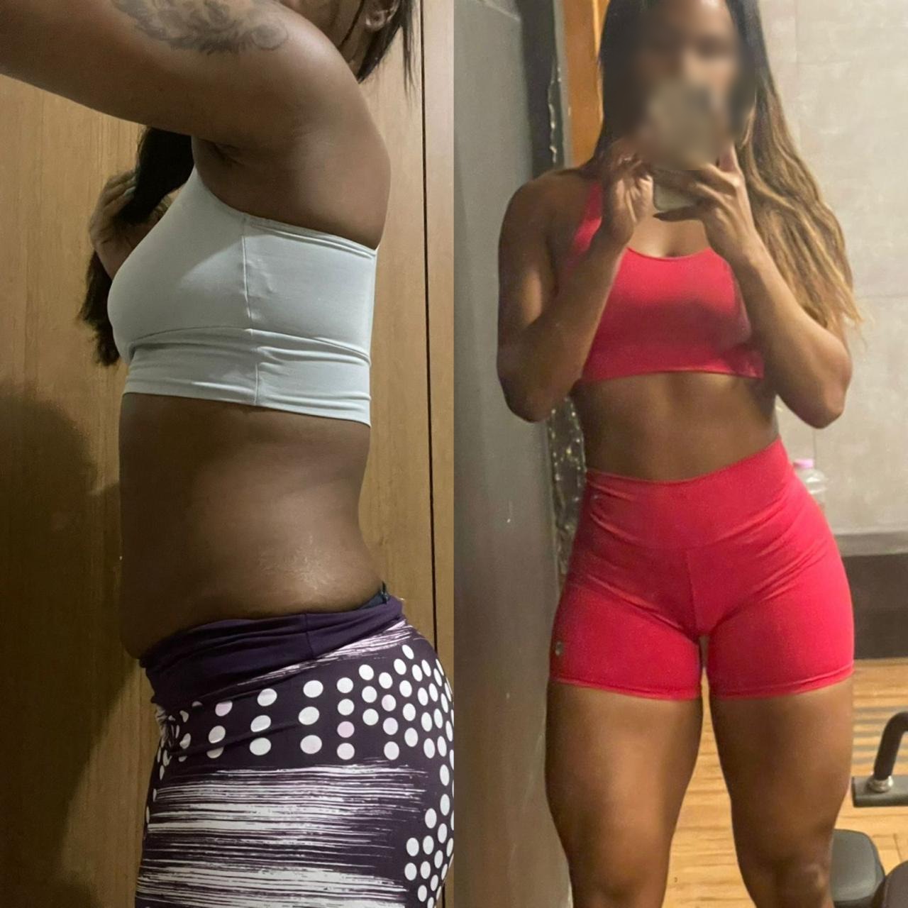 Resultado antes e depois de aluna DFTEAM, foto 33